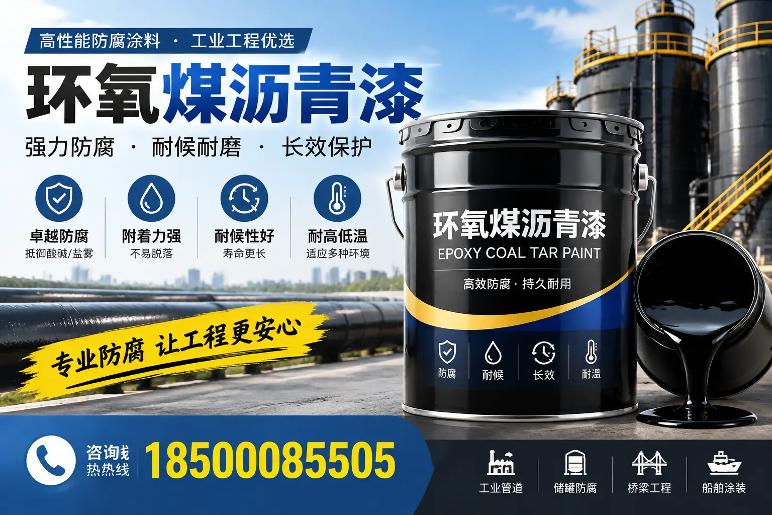 环氧煤沥青漆的施工方法与注意事项,确保在辛集顺利完成